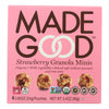 Made Good Granola Minis - Strawberry - Case of 6 - 3.4 oz.