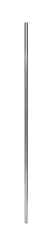 Bath Unlimited Shower Rod 60 " L Polished Chrome Plated Stainless Steel