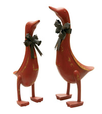 Ace Resin/Steel Red Duck Statue (Pack of 2)