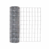 Garden Craft 24 in. H X 50 ft. L Steel Garden Fence Silver