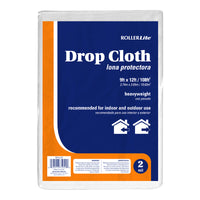 RollerLite 9 ft. W X 12 ft. L X 2 mil Plastic Drop Cloth 1 pk