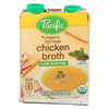 Pacific Natural Foods Free Range Chicken Broth - Low Sodium - Case of 6 - 8 Fl oz.