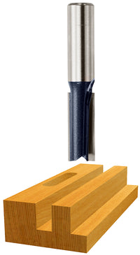 Bosch 85242M 1/2" Straight Bit Router Bit Double Flute Carbide Tipped                                                                                 