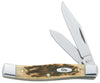 Case  Sm Texas Jack  Amber  Chrome Vanadium  3.63 in. Pocket Knife