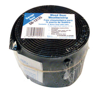 Prime-Line Black Vinyl Weatherstrip For Garage Doors 9 ft. L X 1-3/8 in.