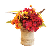 Celebrations  Daisy Pot/Hydrangea  Fall Decor (Pack of 4)