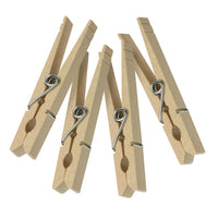 Honey Can Do DRY-01376 Wood Clothespins With Spring 100 Count