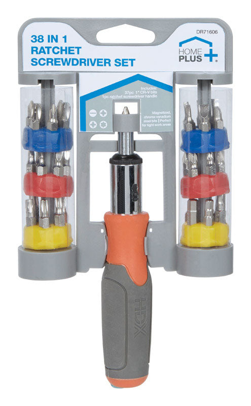 Home Plus 38 pc. Screwdriver Set (Pack of 6)