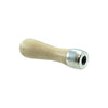 Tite Grip File Handle, Screw-On, Birch, 8-In.