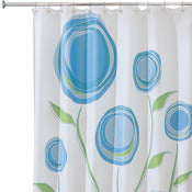 Interdesign 37121 72 X 72 Blue & Green Marigold Shower Curtain