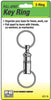 Hy-Ko Key Ring Quick Release 7/8" Dia. Nkl Platd Brs Carded (Pack of 5)