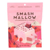 Smashmallow Snackable Marshmallows - Strawberries & Cream - Case of 12 - 4.5 oz