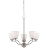 5-LITE CHANDELIER PATTON B.N