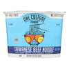 One Culture Foods Taiwanese Beef Noodle Cup  - Case of 8 - 3.73 OZ