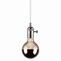 1-Light Plug-In Pendant, Chrome