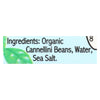 Jack's Quality Organic Cannellini Beans - Low Sodium - Case of 8 - 13.4 oz