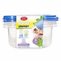 Food Storage Containers With Lids, 1.2-Cup, 4-Pk. (Pack of 12)