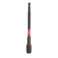 Milwaukee  SHOCKWAVE  6 in. Alloy Steel  Impact Magnetic Locking Bit Holder  1/4 in. Hex Shank  1 pc.