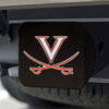 University of Virginia Black Metal Hitch Cover - 3D Color Emblem