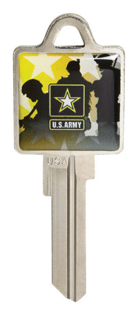 Hy-Ko  Army  House/Padlock  Key Blank  SC1  Single sided For House