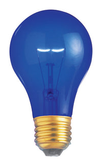 Satco 25 W A19 A-Line Incandescent Bulb E26 (Medium) Blue (Pack of 12)