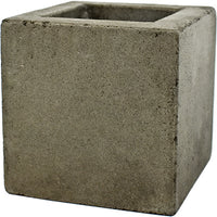 Planter, Cube, Fiber Cement, 4 x 4-In. (Pack of 4)