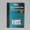 Ultra Hardware White Metal Window Lock 1 in. H 2 pk