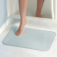 iDesign InterDry 24 in. L X 18 in. W Water Microfiber Polyester Bath Mat