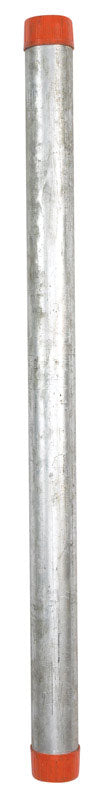 B&K Mueller 1-1/2 in. D X 30 in. L Galvanized Steel Pre-Cut Pipe