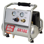 Grip Rite GR100 1 Gallon Silver Portable Compressor