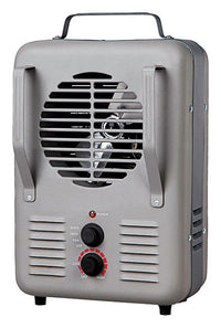 Soleil 5100 BTU Gray Metal 3-Levels Electric Utility Metal Heater 200 sq. ft. Coverage