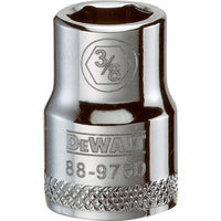 SAE Socket, Shallow, 6-Point, 3/8-In., 3/8-In. Drive