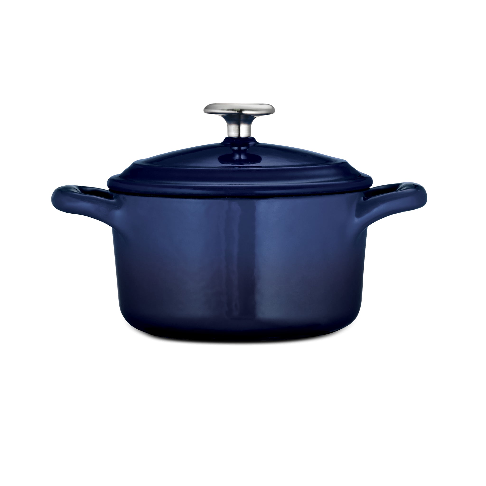 10.5 oz Enameled Cast-Iron Series 1000 Covered Mini Cocotte - Gradated ...
