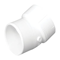 Charlotte Pipe Schedule 40 4 in.   Hub  T X 4 in.   D Spigot  PVC 22-1/2 Degree Street Elbow