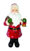 Alpine 45 in. Santa Clause and Bell Statue Yard Decor