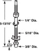 Prime-Line  Mill  Gold  Steel  Pivot Pin  1 pk