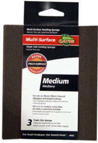 Premium Sanding Pad, 120-Grit, 4.5 x 5.5-In., 3-Pk.