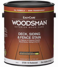 Oil Deck, Siding & Fence Stain, Semi-Transparent Redwood, 1-Gallon (Pack of 2)