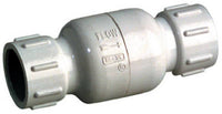 PVC Check Valve, Solvent Weld, White, Schedule 40, 1/2-In.