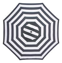 Sunline  Traditional  9 ft. Tiltable Navy Blue Stripe  Market Umbrella