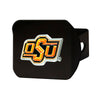 Oklahoma State University Black Metal Hitch Cover - 3D Color Emblem