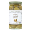 Jeff's Natural Jeff's Natural Garlic Stuffed Olives - Garlic Stuffed Olives - Case of 6 - 7.5 oz.