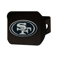 NFL - San Francisco 49ers  Black Metal Hitch Cover