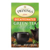 Twining's Tea Green Tea - Decaffeinated - Case of 6 - 20 Bags