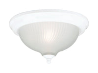 Westinghouse  8 in. H x 11-1/2 in. W x 11-1/2 in. L White  Ceiling Fixture