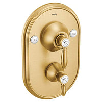 Brushed gold Posi-Temp(R) with diverter tub/shower valve only