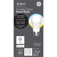 C by GE A19 E26 (Medium) LED Smart Bulb Tunable White 60 Watt Equivalence 1 pk