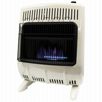 Blue Flame Wall Heater, Vent-Free, White, 20,000 BTU, For 700 Sq. Ft.