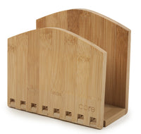 Core Home NH586J 6.5” X 3.15” X 6” Natural Bamboo Expandable Napkin Holder                                                                            