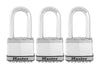 Master Lock 2 in. W Steel Dual Ball Bearing Locking Padlock Keyed Alike